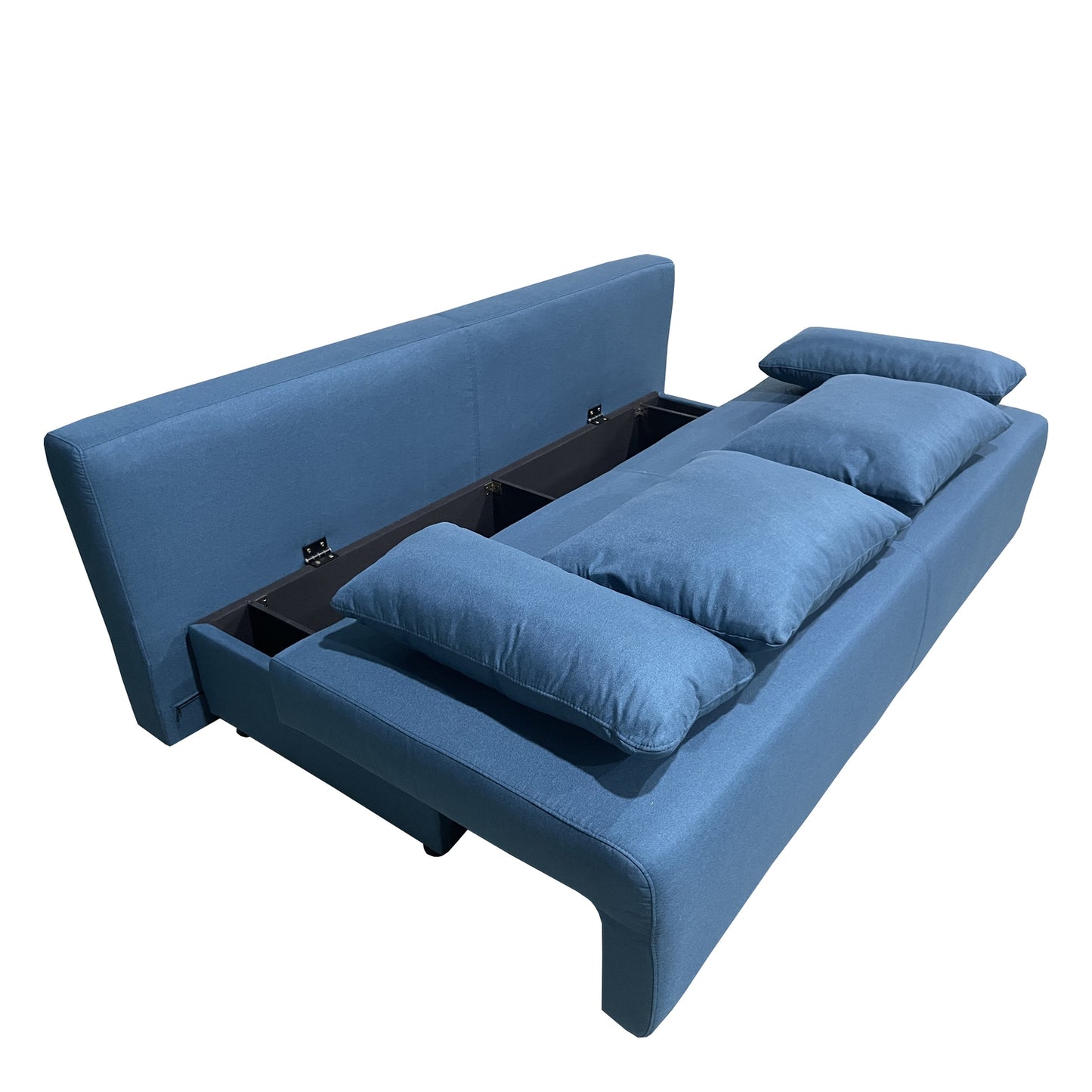 Καναπές Κρεβάτι Τριθέσιος ArteLibre URBAN LOUNGE 3S Μπλε Ύφασμα 194x93x72cm - Hippiehome.gr