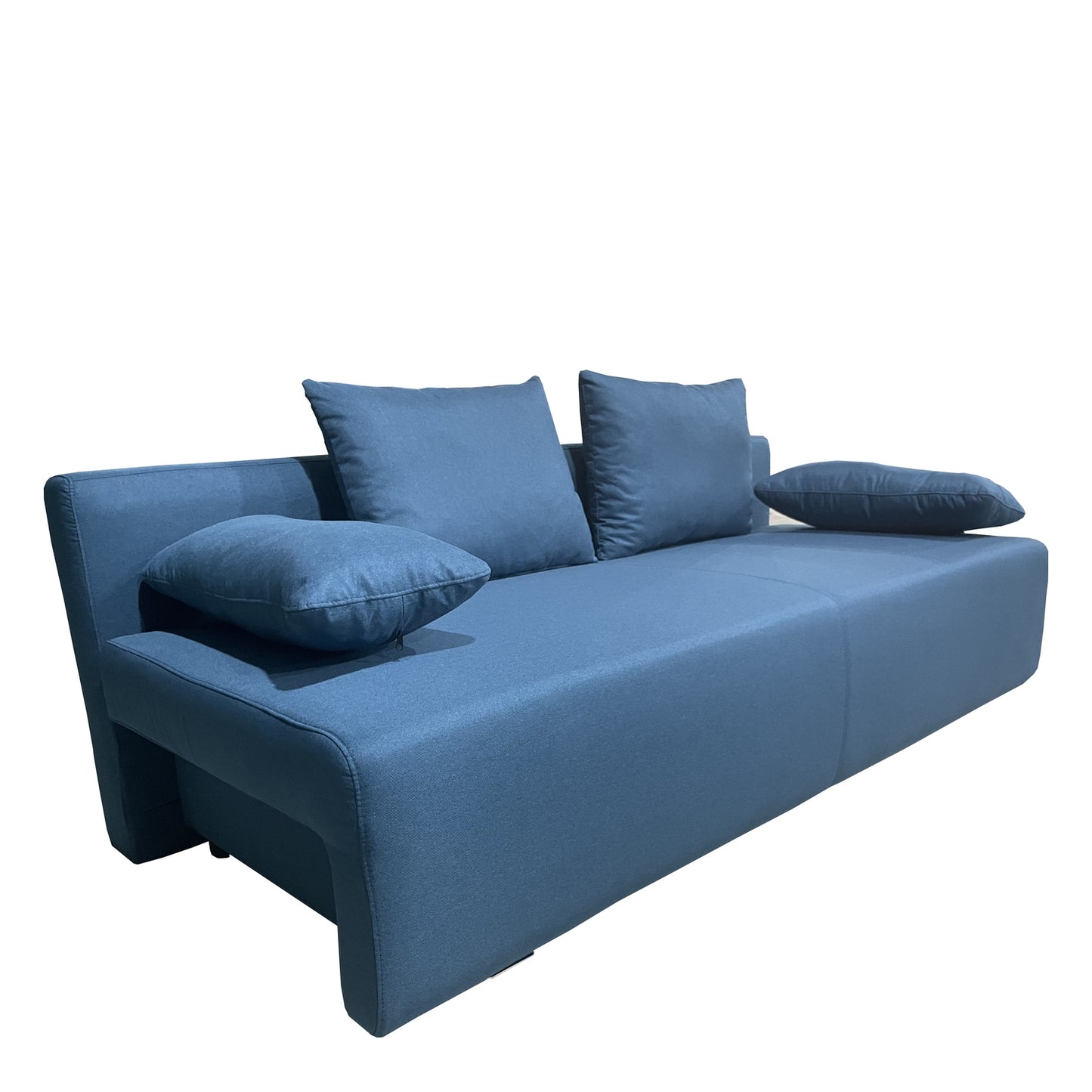 Καναπές Κρεβάτι Τριθέσιος ArteLibre URBAN LOUNGE 3S Μπλε Ύφασμα 194x93x72cm - Hippiehome.gr
