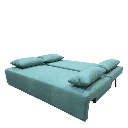 Καναπές Κρεβάτι Τριθέσιος ArteLibre URBAN LOUNGE 3S Τιρκουάζ Ύφασμα 194x93x72cm - Hippiehome.gr