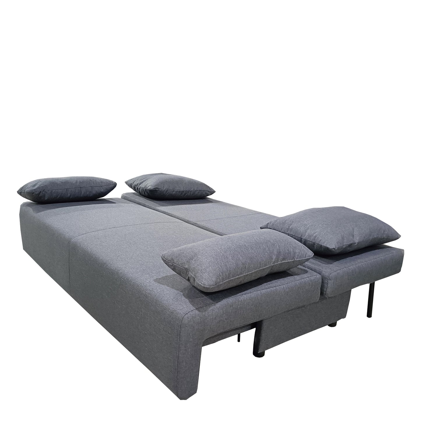 Καναπές Κρεβάτι Τριθέσιος ArteLibre URBAN LOUNGE 3S Γκρι Ύφασμα 194x93x72cm - Hippiehome.gr