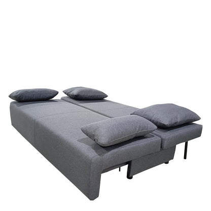 Καναπές Κρεβάτι Τριθέσιος ArteLibre URBAN LOUNGE 3S Γκρι Ύφασμα 194x93x72cm - Hippiehome.gr