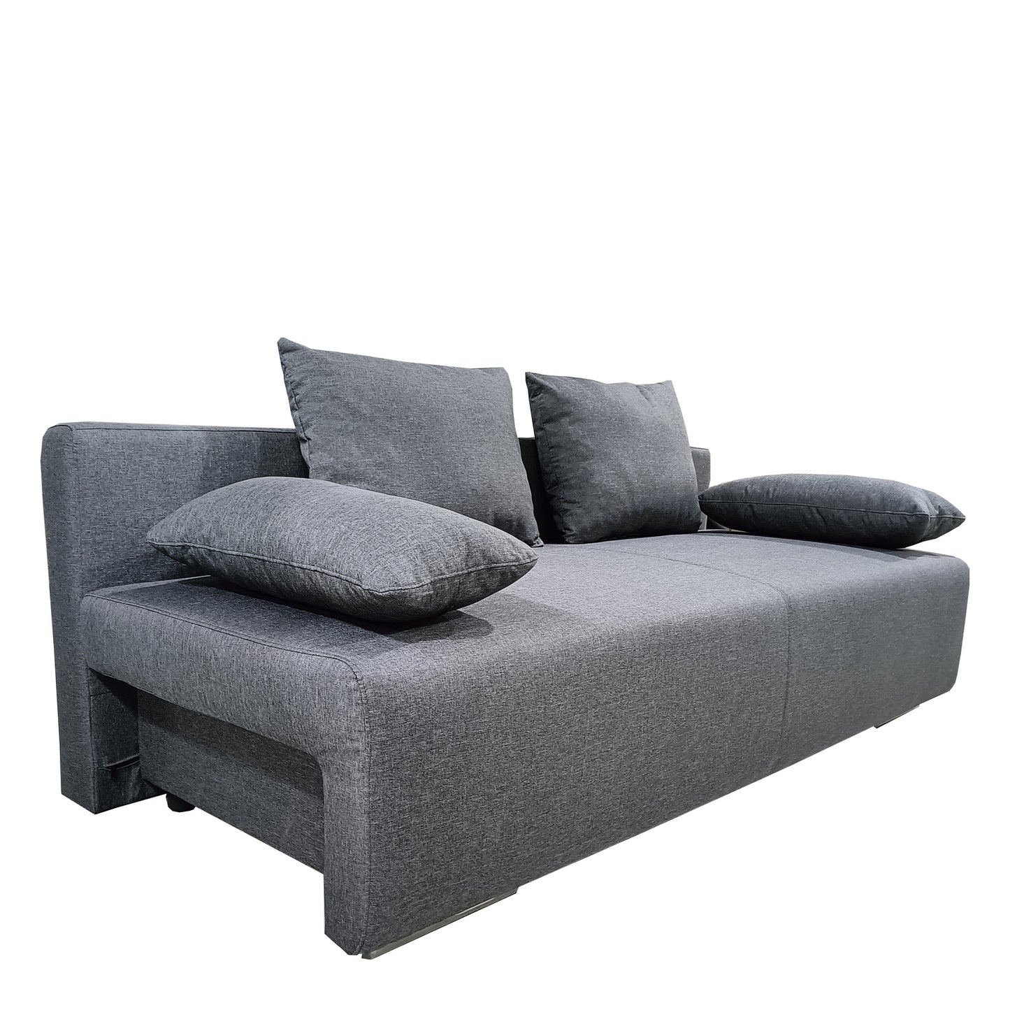 Καναπές Κρεβάτι Τριθέσιος ArteLibre URBAN LOUNGE 3S Γκρι Ύφασμα 194x93x72cm - Hippiehome.gr