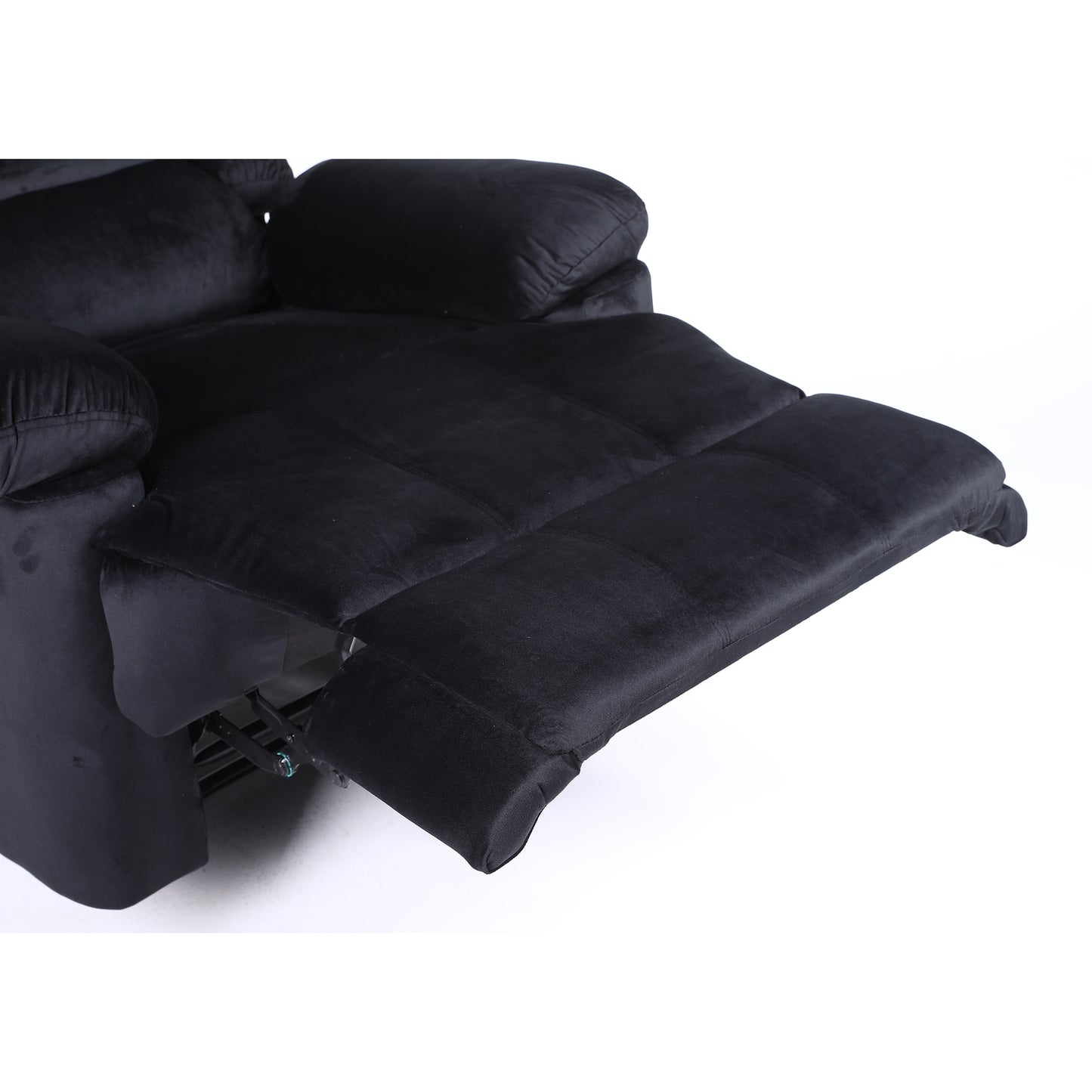 Πολυθρόνα Ανακλινόμενη ArteLibre CARINAE Μαύρο Βελούδο 93x90x100cm - Hippiehome.gr