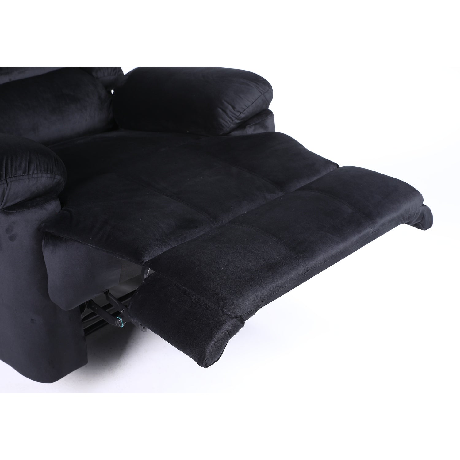 Πολυθρόνα Ανακλινόμενη ArteLibre CARINAE Μαύρο Βελούδο 93x90x100cm - Hippiehome.gr