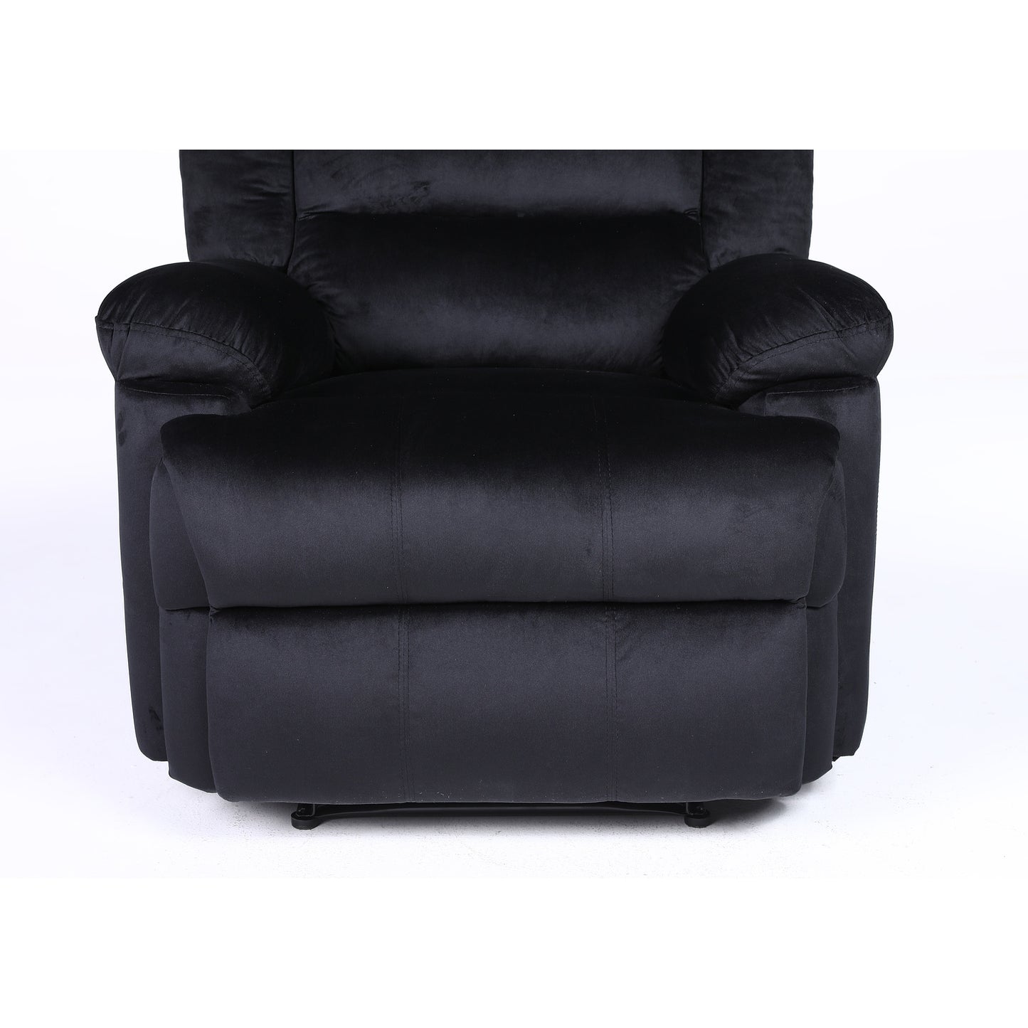Πολυθρόνα Ανακλινόμενη ArteLibre CARINAE Μαύρο Βελούδο 93x90x100cm - Hippiehome.gr