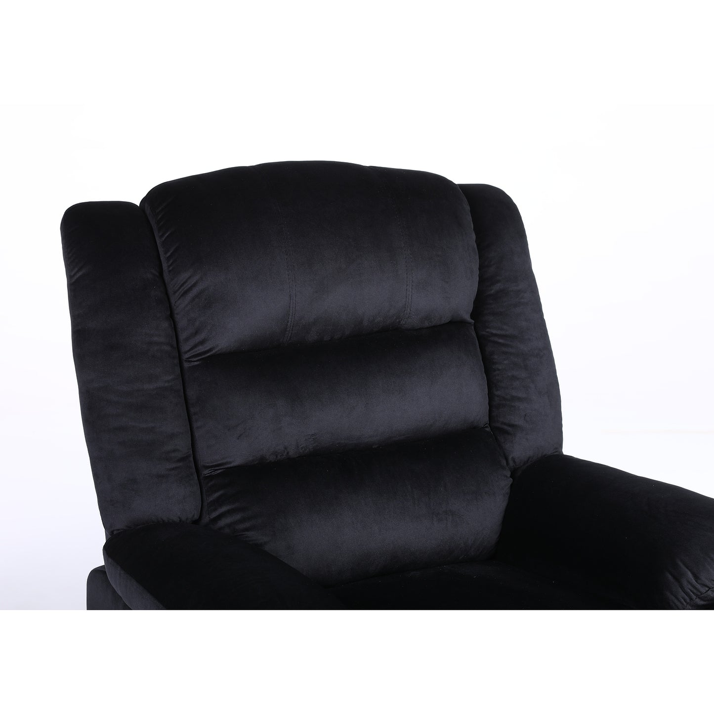 Πολυθρόνα Ανακλινόμενη ArteLibre CARINAE Μαύρο Βελούδο 93x90x100cm - Hippiehome.gr