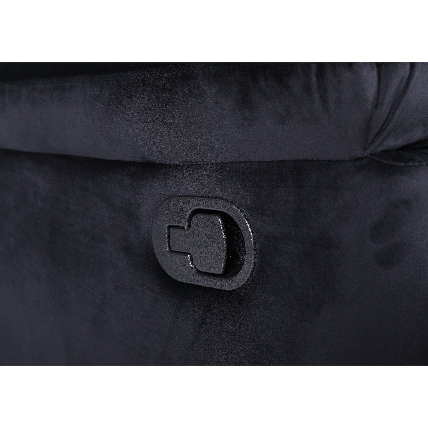 Πολυθρόνα Ανακλινόμενη ArteLibre CARINAE Μαύρο Βελούδο 93x90x100cm - Hippiehome.gr