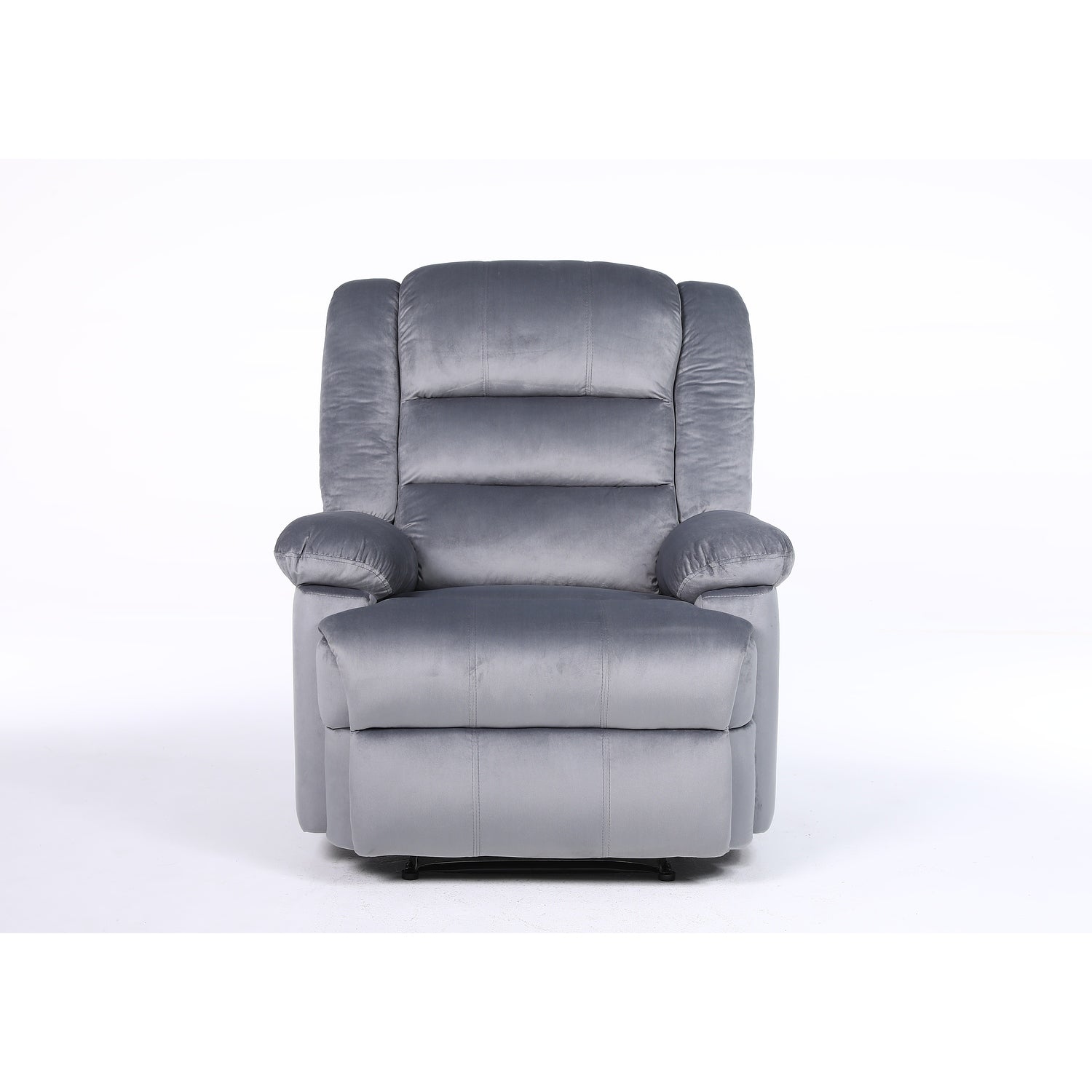 Πολυθρόνα Ανακλινόμενη ArteLibre CARINAE Γκρι Βελούδο 93x90x100cm - Hippiehome.gr