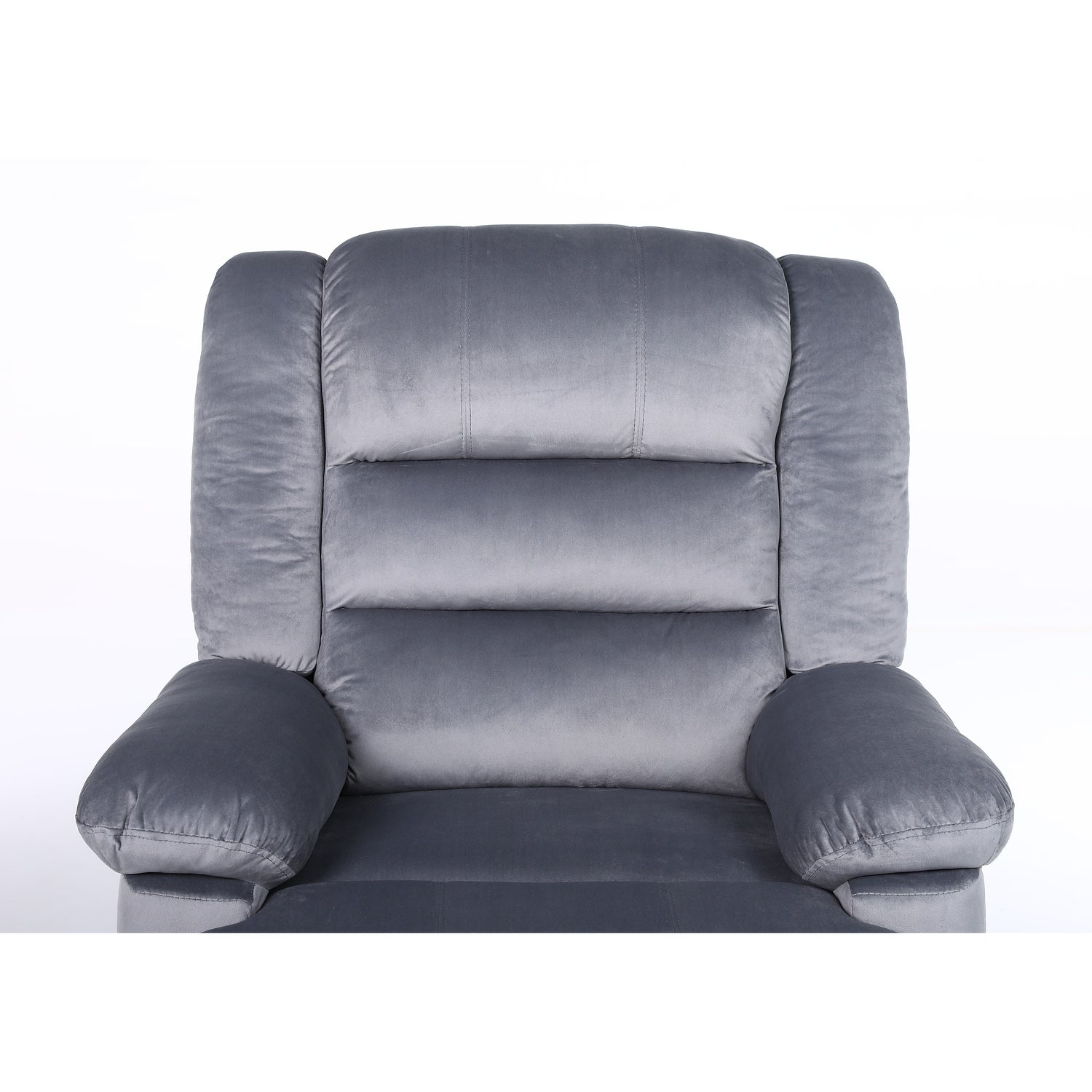 Πολυθρόνα Ανακλινόμενη ArteLibre CARINAE Γκρι Βελούδο 93x90x100cm - Hippiehome.gr