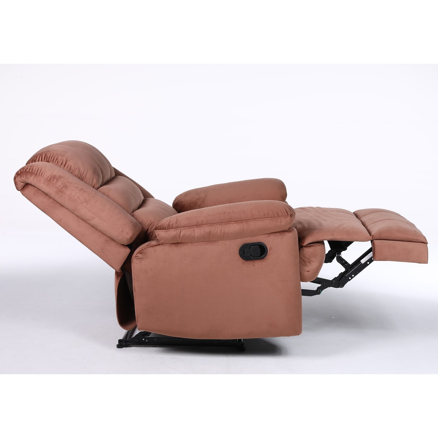 Πολυθρόνα Ανακλινόμενη ArteLibre CARINAE Καφέ Βελούδο 93x90x100cm - Hippiehome.gr