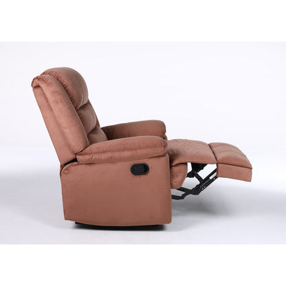 Πολυθρόνα Ανακλινόμενη ArteLibre CARINAE Καφέ Βελούδο 93x90x100cm - Hippiehome.gr