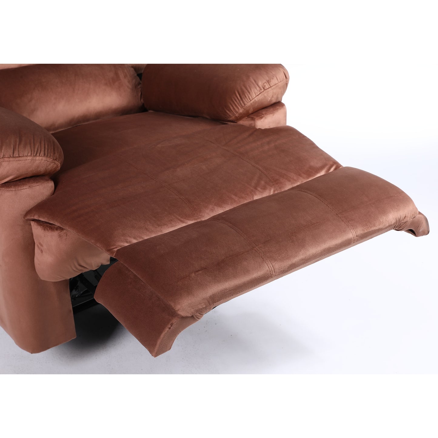 Πολυθρόνα Ανακλινόμενη ArteLibre CARINAE Καφέ Βελούδο 93x90x100cm - Hippiehome.gr
