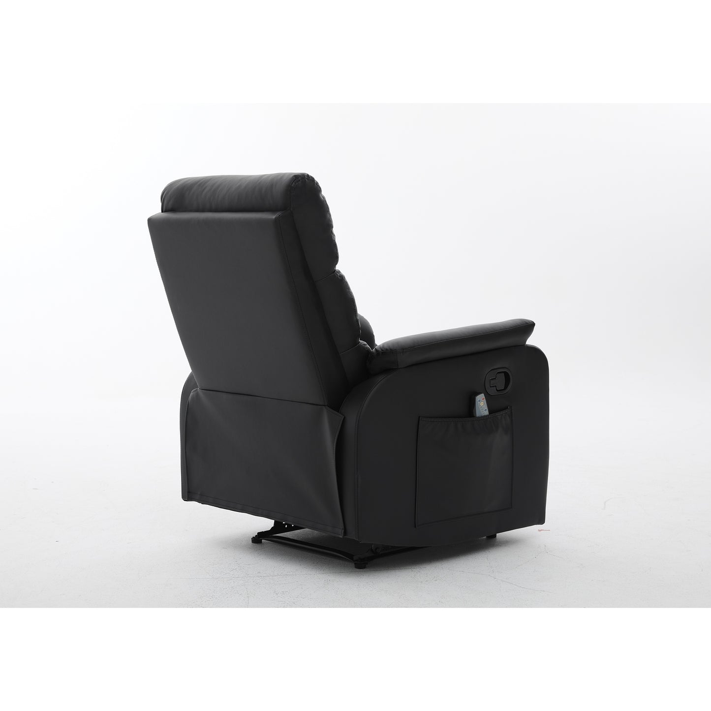 Πολυθρόνα Ανακλινόμενη ArteLibre RIGIL Με Λειτουργία Μασάζ Μαύρο PU 75x87x102cm - Hippiehome.gr