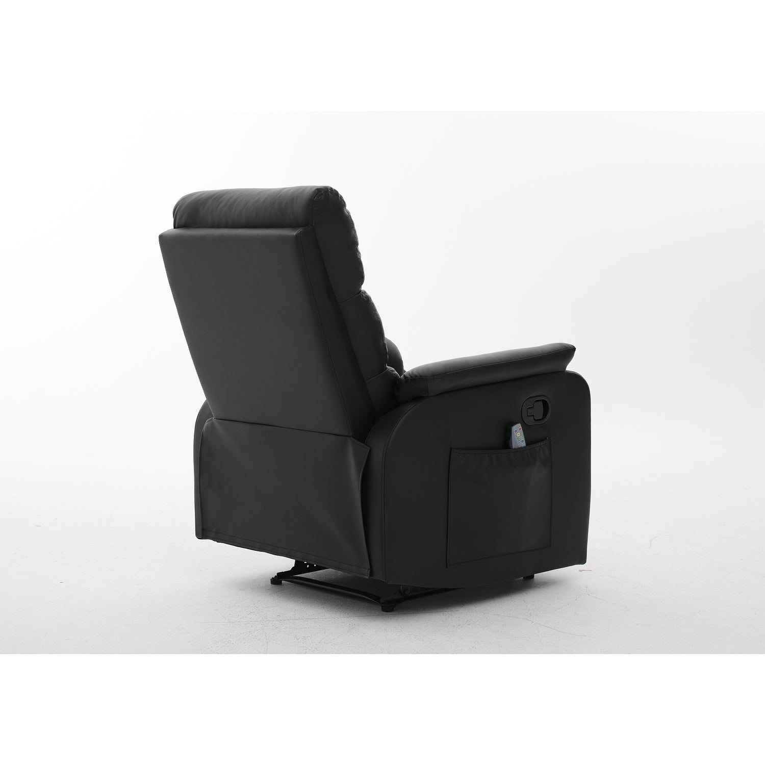 Πολυθρόνα Ανακλινόμενη ArteLibre RIGIL Με Λειτουργία Μασάζ Μαύρο PU 75x87x102cm - Hippiehome.gr