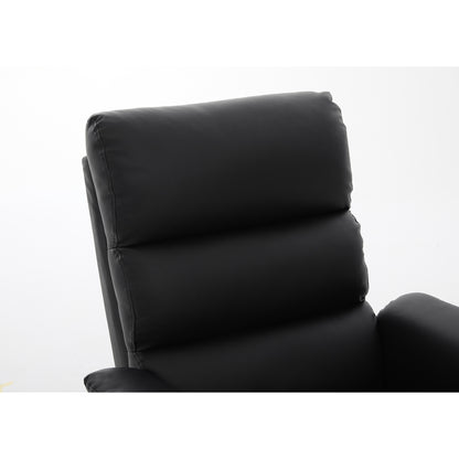 Πολυθρόνα Ανακλινόμενη ArteLibre RIGIL Με Λειτουργία Μασάζ Μαύρο PU 75x87x102cm - Hippiehome.gr