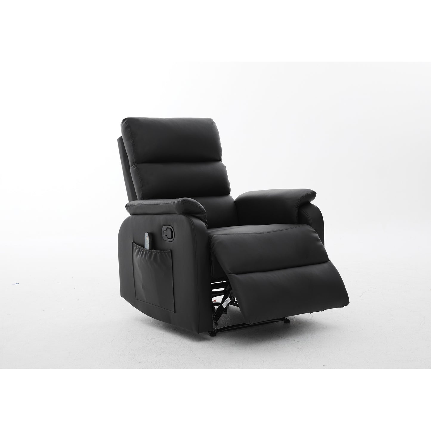 Πολυθρόνα Ανακλινόμενη ArteLibre RIGIL Με Λειτουργία Μασάζ Μαύρο PU 75x87x102cm - Hippiehome.gr