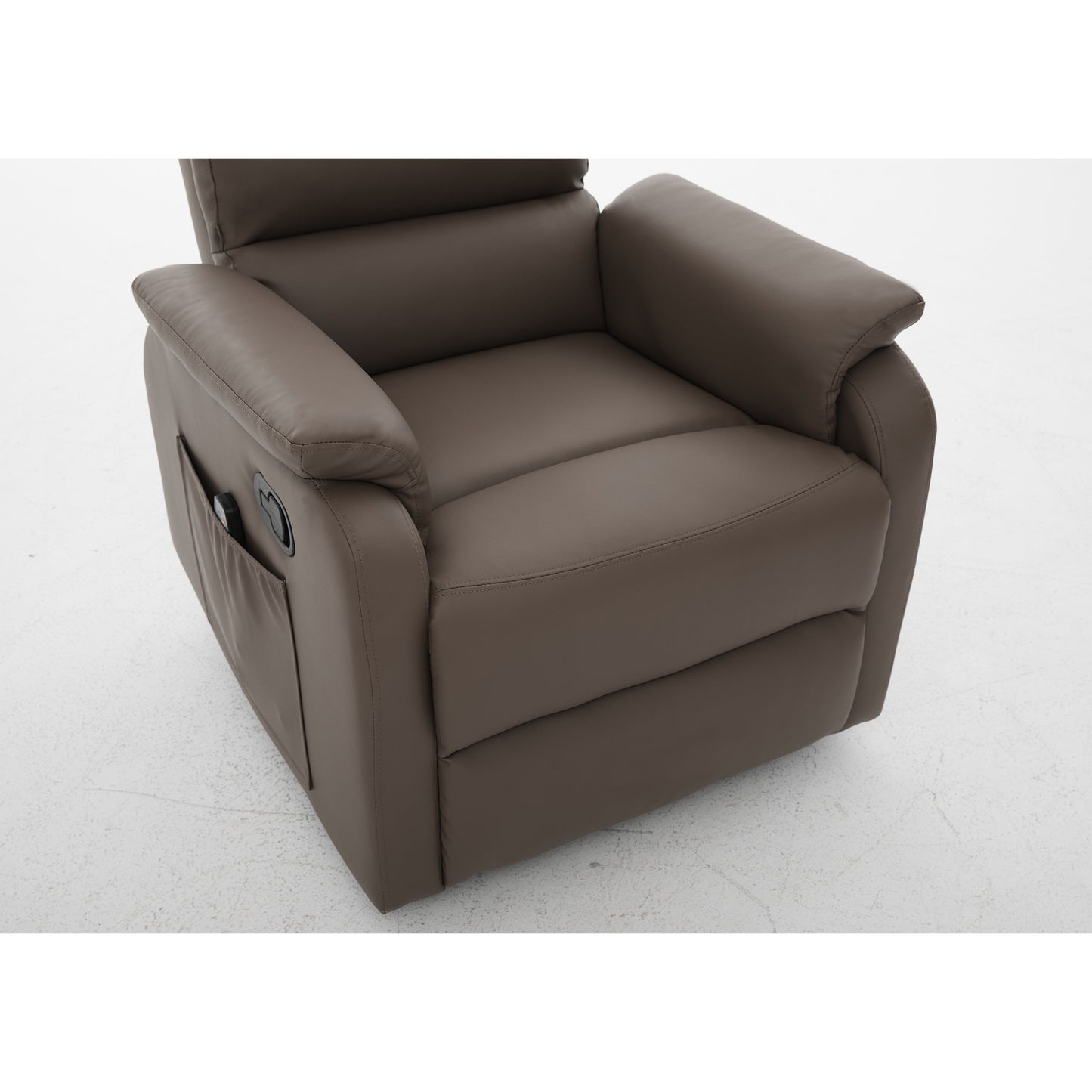 Πολυθρόνα Ανακλινόμενη ArteLibre RIGIL Με Λειτουργία Μασάζ Καφέ PU 75x87x102cm - Hippiehome.gr