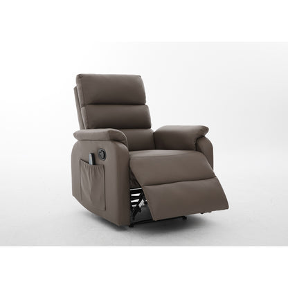 Πολυθρόνα Ανακλινόμενη ArteLibre RIGIL Με Λειτουργία Μασάζ Καφέ PU 75x87x102cm - Hippiehome.gr