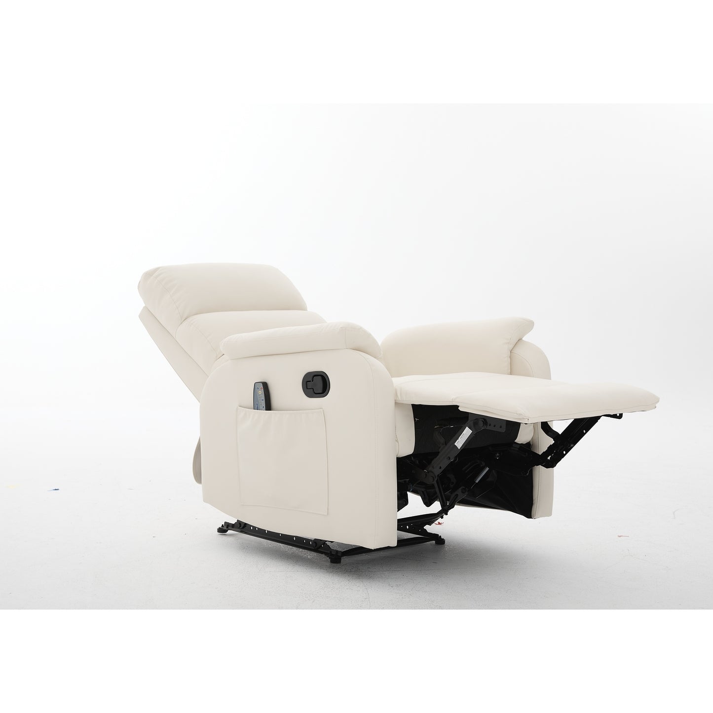 Πολυθρόνα Ανακλινόμενη ArteLibre RIGIL Με Λειτουργία Μασάζ Μπεζ PU 75x87x102cm - Hippiehome.gr