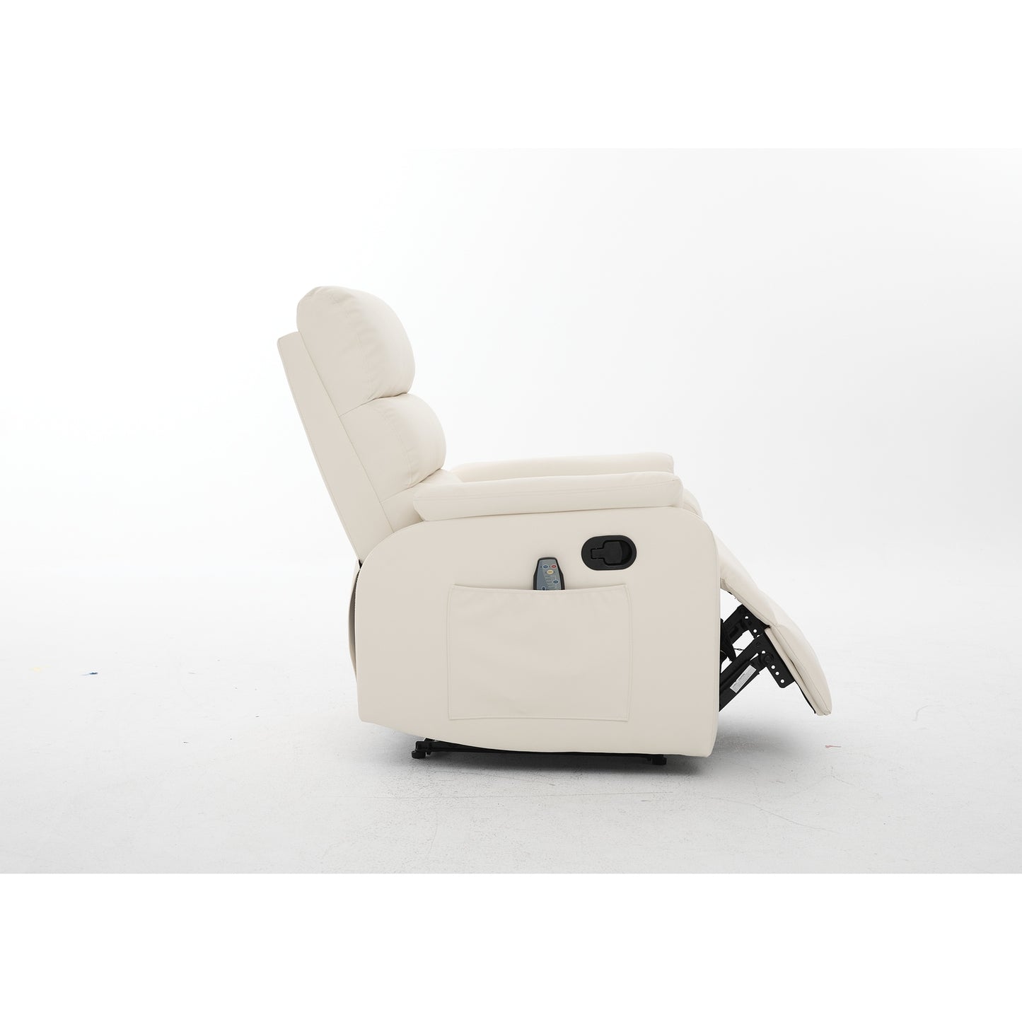 Πολυθρόνα Ανακλινόμενη ArteLibre RIGIL Με Λειτουργία Μασάζ Μπεζ PU 75x87x102cm - Hippiehome.gr