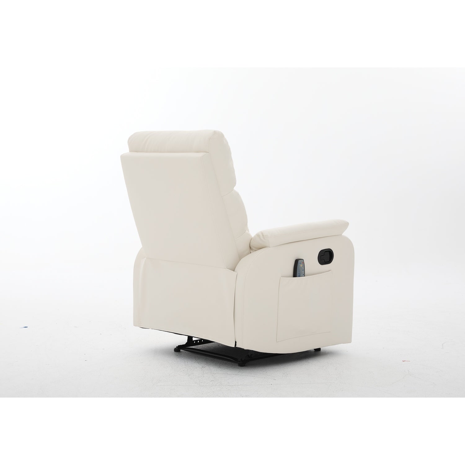 Πολυθρόνα Ανακλινόμενη ArteLibre RIGIL Με Λειτουργία Μασάζ Μπεζ PU 75x87x102cm - Hippiehome.gr