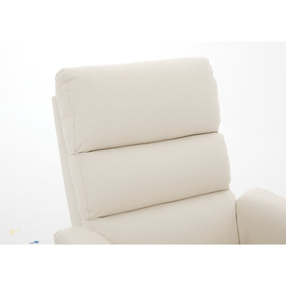 Πολυθρόνα Ανακλινόμενη ArteLibre RIGIL Με Λειτουργία Μασάζ Μπεζ PU 75x87x102cm - Hippiehome.gr
