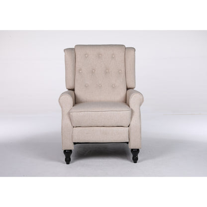 Πολυθρόνα Ανακλινόμενη ArteLibre ALNAIR Μπεζ Ύφασμα 78x85x104cm - Hippiehome.gr