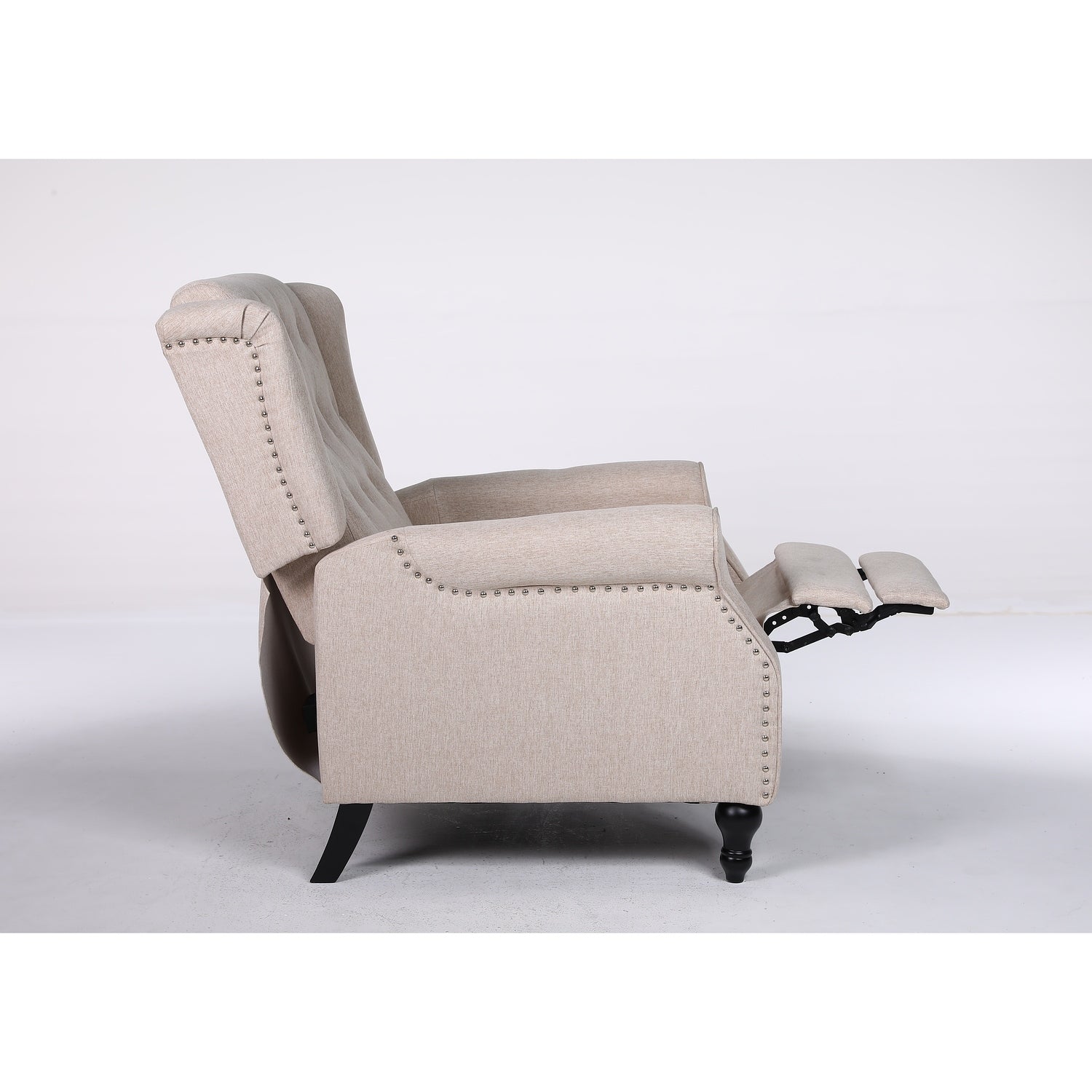 Πολυθρόνα Ανακλινόμενη ArteLibre ALNAIR Μπεζ Ύφασμα 78x85x104cm - Hippiehome.gr