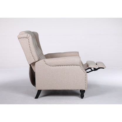 Πολυθρόνα Ανακλινόμενη ArteLibre ALNAIR Μπεζ Ύφασμα 78x85x104cm - Hippiehome.gr