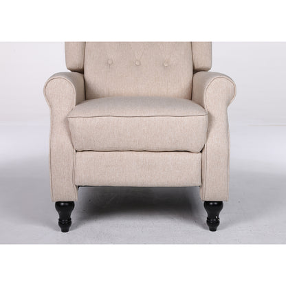 Πολυθρόνα Ανακλινόμενη ArteLibre ALNAIR Μπεζ Ύφασμα 78x85x104cm - Hippiehome.gr