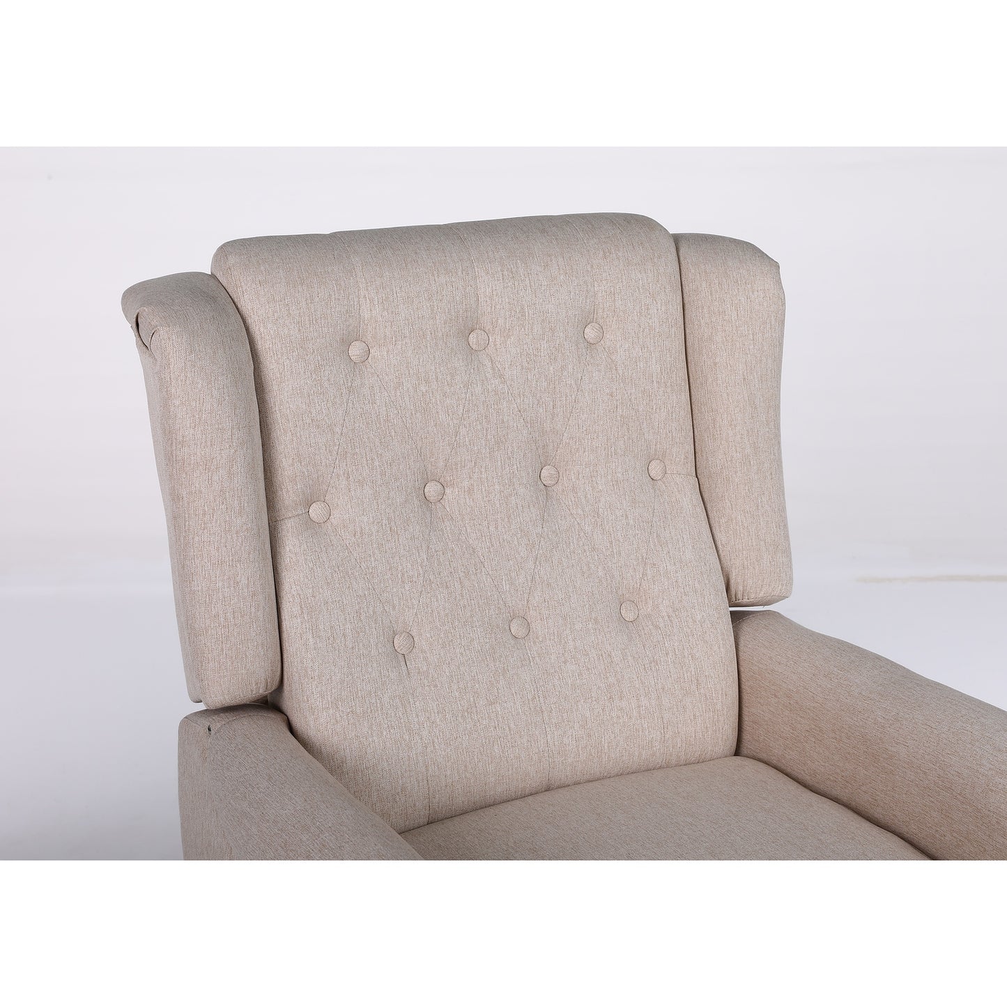 Πολυθρόνα Ανακλινόμενη ArteLibre ALNAIR Μπεζ Ύφασμα 78x85x104cm - Hippiehome.gr