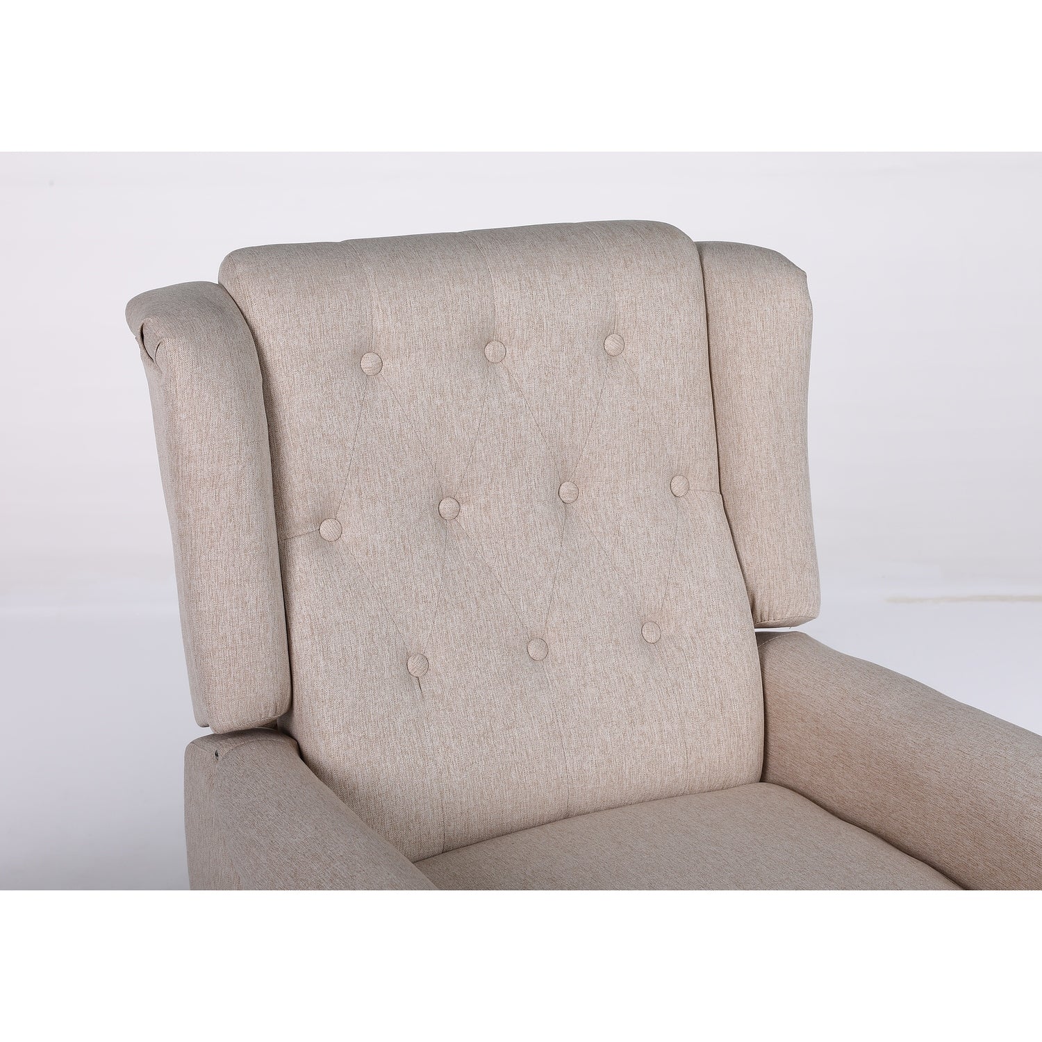 Πολυθρόνα Ανακλινόμενη ArteLibre ALNAIR Μπεζ Ύφασμα 78x85x104cm - Hippiehome.gr