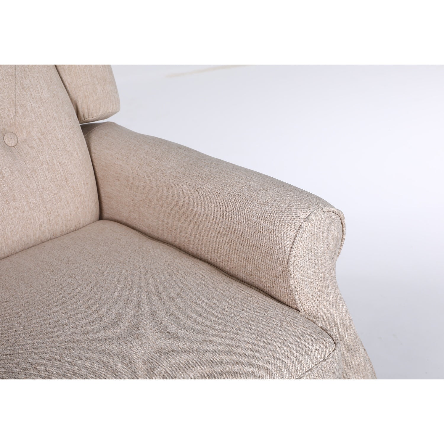 Πολυθρόνα Ανακλινόμενη ArteLibre ALNAIR Μπεζ Ύφασμα 78x85x104cm - Hippiehome.gr