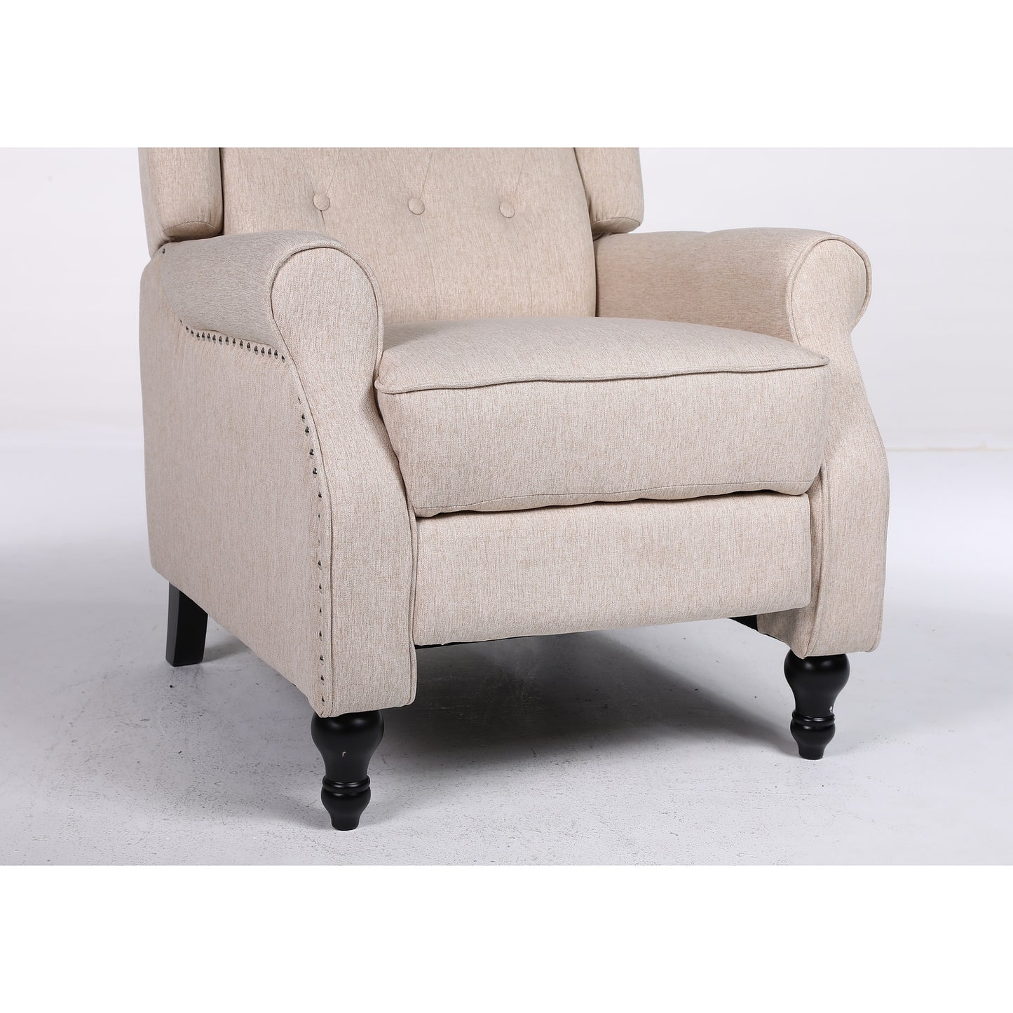 Πολυθρόνα Ανακλινόμενη ArteLibre ALNAIR Μπεζ Ύφασμα 78x85x104cm - Hippiehome.gr