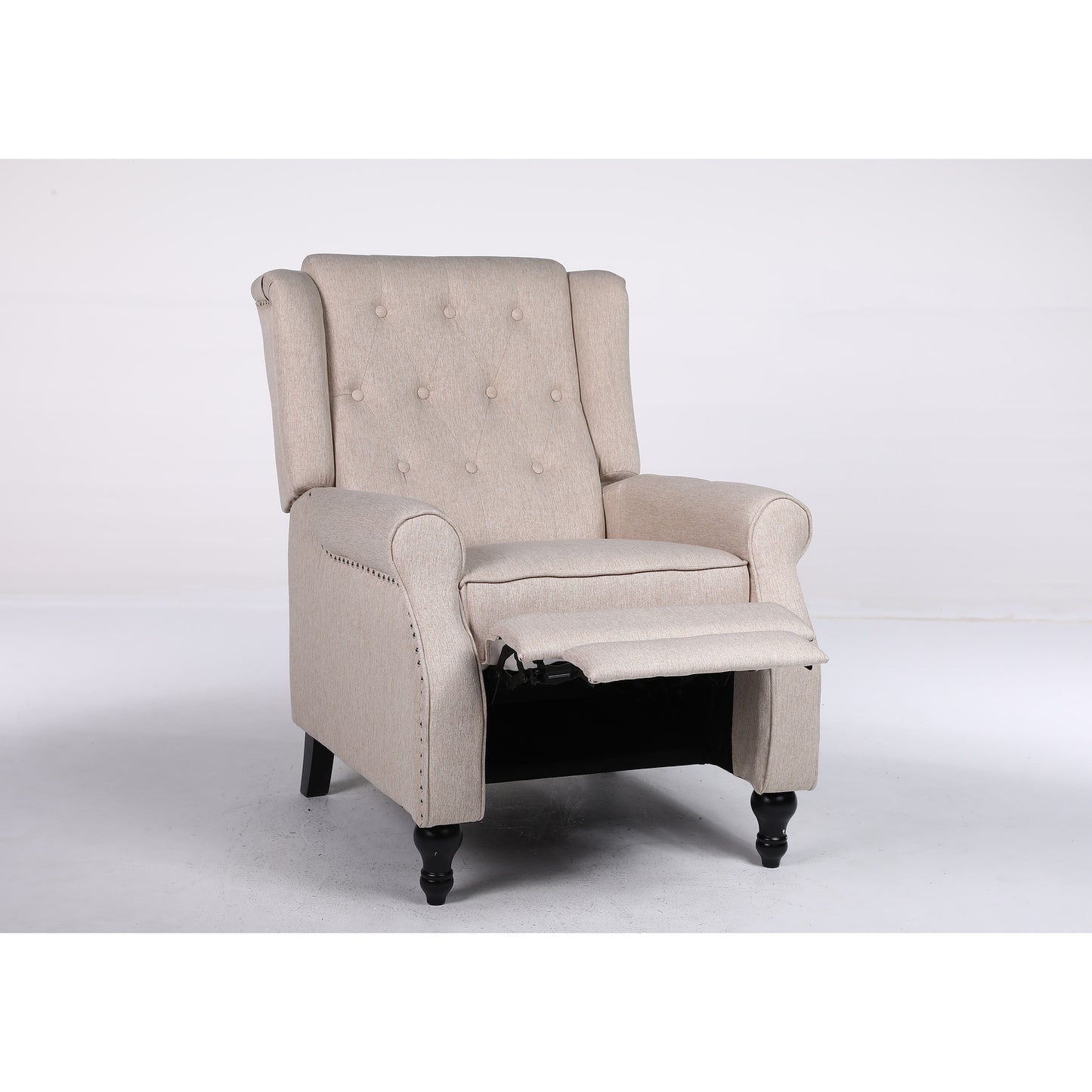 Πολυθρόνα Ανακλινόμενη ArteLibre ALNAIR Μπεζ Ύφασμα 78x85x104cm - Hippiehome.gr