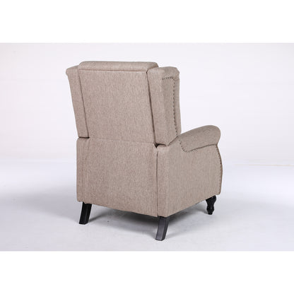 Πολυθρόνα Ανακλινόμενη ArteLibre ALNAIR Καφέ Ύφασμα 78x85x104cm - Hippiehome.gr