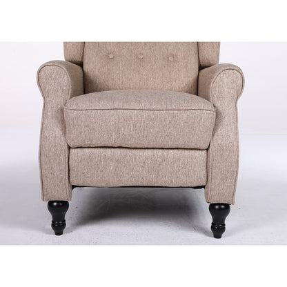 Πολυθρόνα Ανακλινόμενη ArteLibre ALNAIR Καφέ Ύφασμα 78x85x104cm - Hippiehome.gr