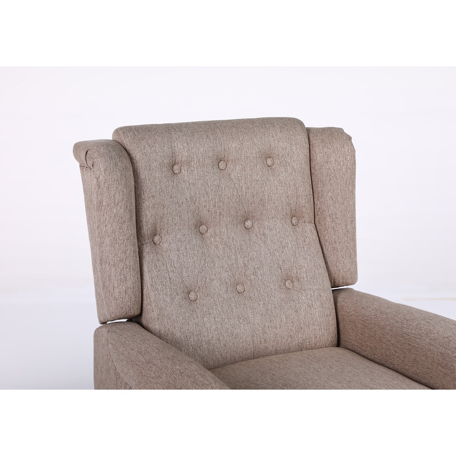 Πολυθρόνα Ανακλινόμενη ArteLibre ALNAIR Καφέ Ύφασμα 78x85x104cm - Hippiehome.gr