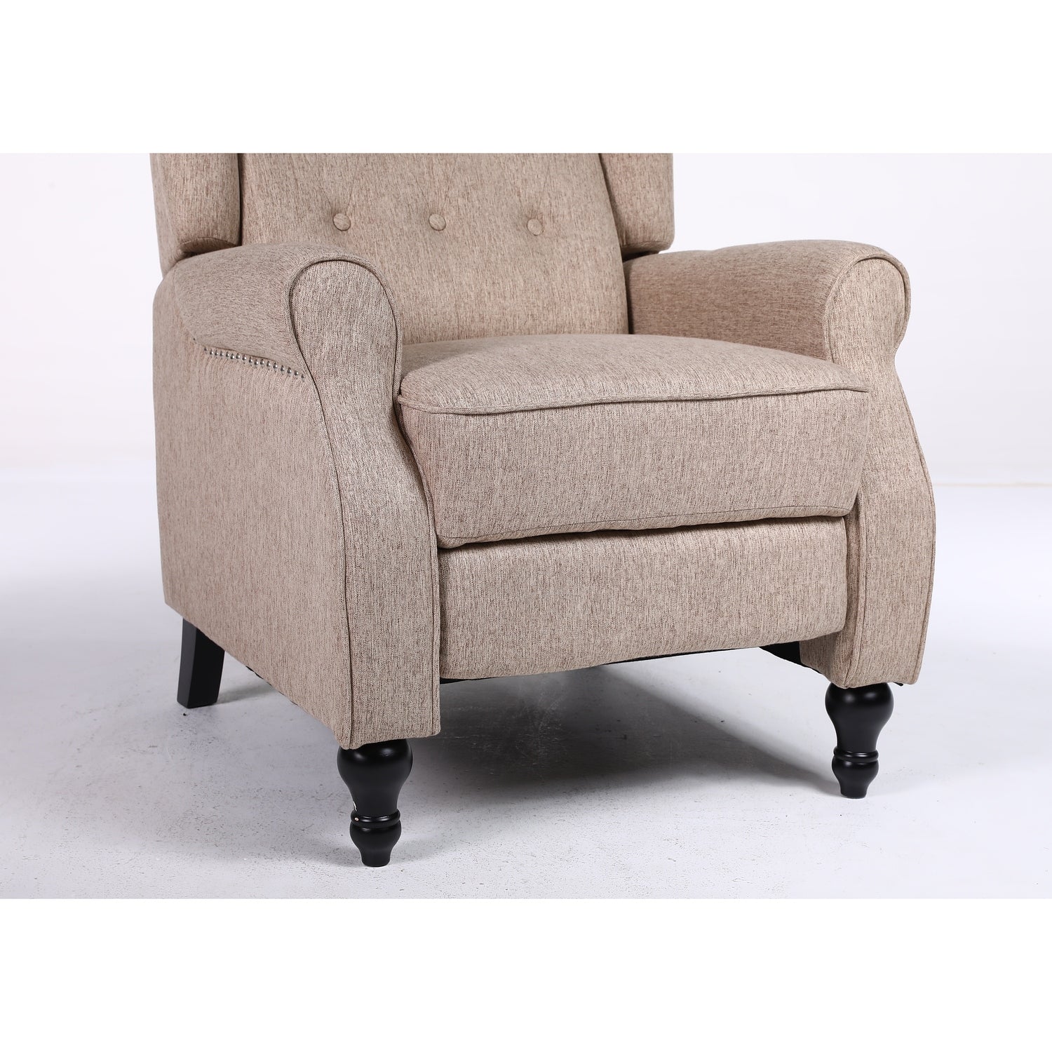 Πολυθρόνα Ανακλινόμενη ArteLibre ALNAIR Καφέ Ύφασμα 78x85x104cm - Hippiehome.gr