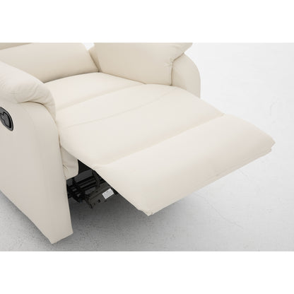 Πολυθρόνα Ανακλινόμενη ArteLibre TALITHA Μπεζ PU 79x97x101cm - Hippiehome.gr