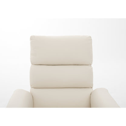 Πολυθρόνα Ανακλινόμενη ArteLibre TALITHA Μπεζ PU 79x97x101cm - Hippiehome.gr