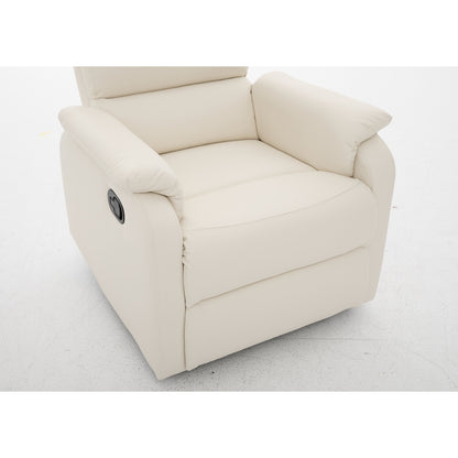 Πολυθρόνα Ανακλινόμενη ArteLibre TALITHA Μπεζ PU 79x97x101cm - Hippiehome.gr