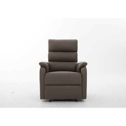 Πολυθρόνα Ανακλινόμενη ArteLibre TALITHA Καφέ PU 79x97x101cm - Hippiehome.gr