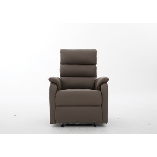 Πολυθρόνα Ανακλινόμενη ArteLibre TALITHA Καφέ PU 79x97x101cm - Hippiehome.gr