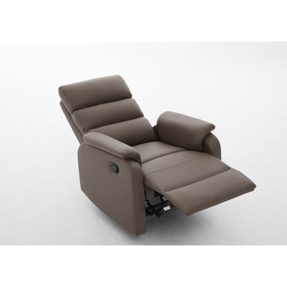 Πολυθρόνα Ανακλινόμενη ArteLibre TALITHA Καφέ PU 79x97x101cm - Hippiehome.gr