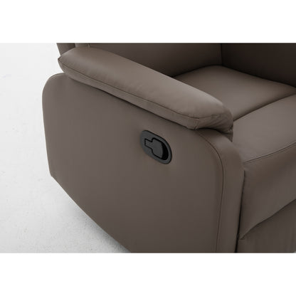 Πολυθρόνα Ανακλινόμενη ArteLibre TALITHA Καφέ PU 79x97x101cm - Hippiehome.gr