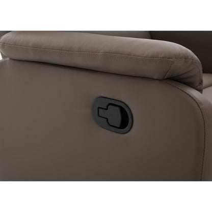 Πολυθρόνα Ανακλινόμενη ArteLibre TALITHA Καφέ PU 79x97x101cm - Hippiehome.gr