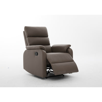 Πολυθρόνα Ανακλινόμενη ArteLibre TALITHA Καφέ PU 79x97x101cm - Hippiehome.gr