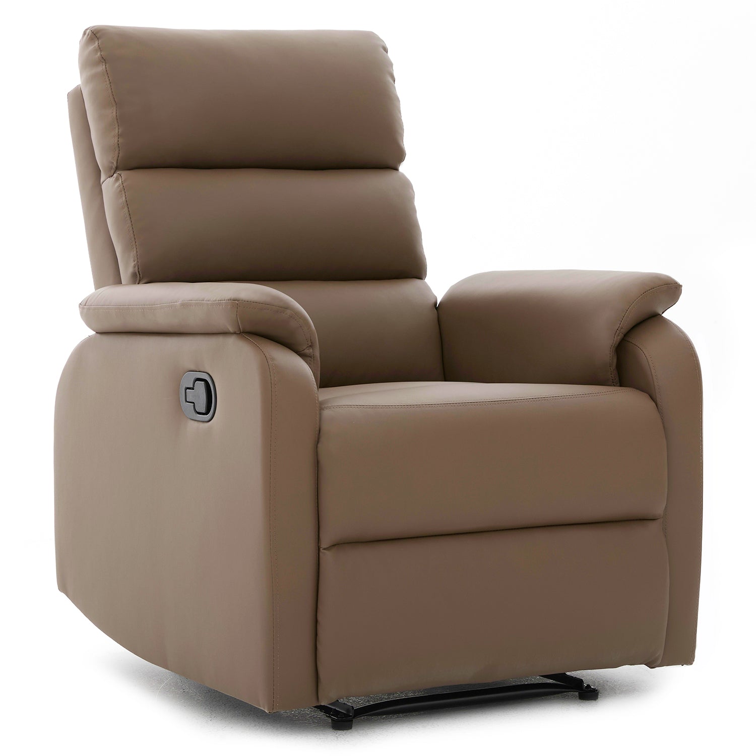 Πολυθρόνα Ανακλινόμενη ArteLibre TALITHA Καφέ PU 79x97x101cm - Hippiehome.gr