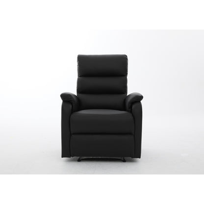 Πολυθρόνα Ανακλινόμενη ArteLibre TALITHA Μαύρο PU 79x97x101cm - Hippiehome.gr